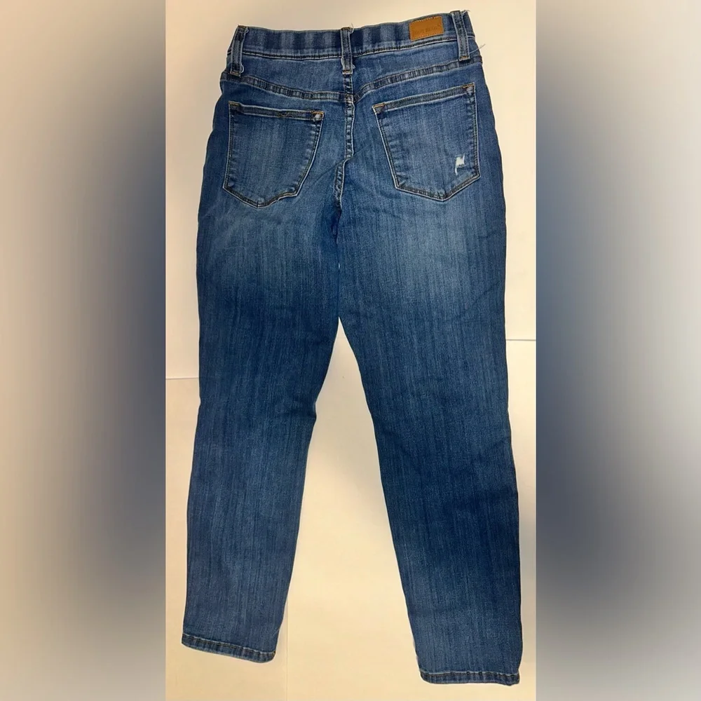 Judy Blue Women’s Worland High Rise Pull On Boyfriend Jegging Sz 5/27 Distressed
